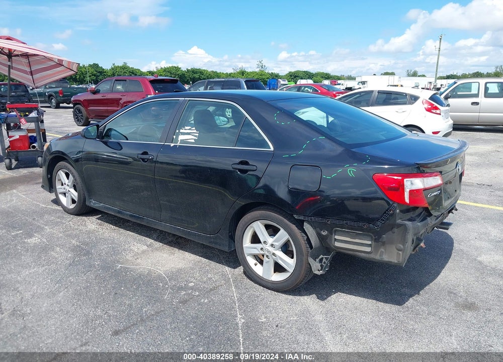 2012 TOYOTA CAMRY SE VIN: 4T1BF1FKXCU111105