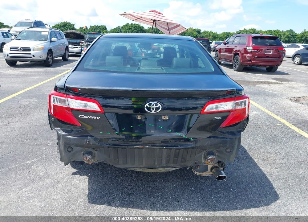 2012 TOYOTA CAMRY SE VIN: 4T1BF1FKXCU111105