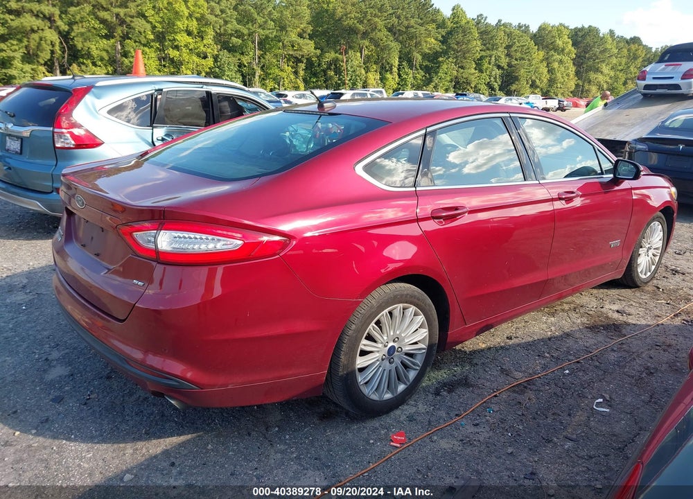 2016 FORD FUSION ENERGI SE LUXURY VIN: 3FA6P0PU6GR324472