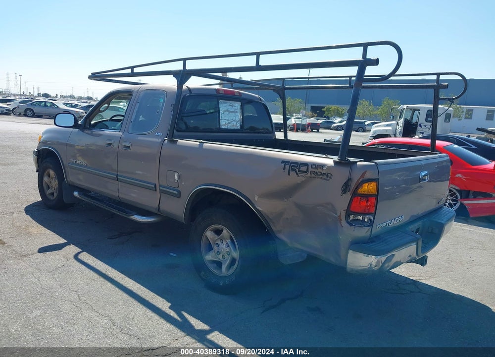 2002 TOYOTA TUNDRA SR5 V8 VIN: 5TBRT34162S288702