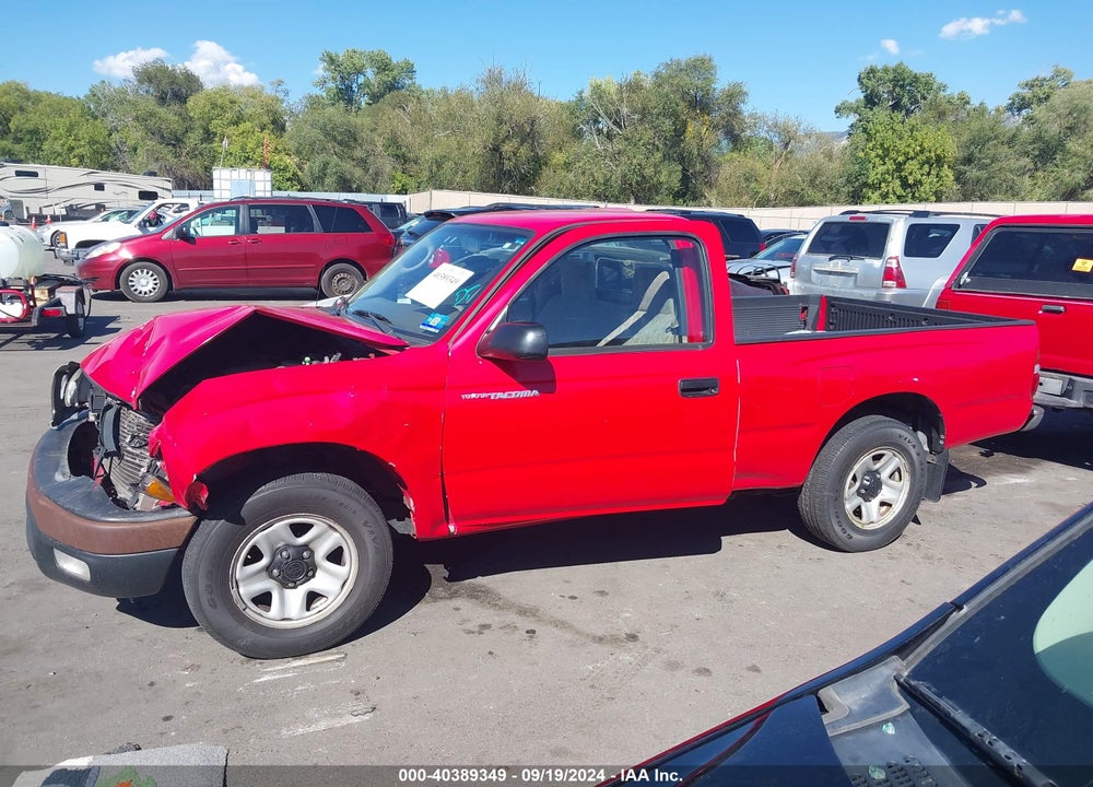 2001 TOYOTA TACOMA VIN: 5TENL42N41Z877993