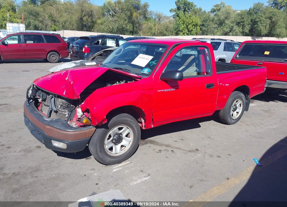 2001 TOYOTA TACOMA VIN: 5TENL42N41Z877993