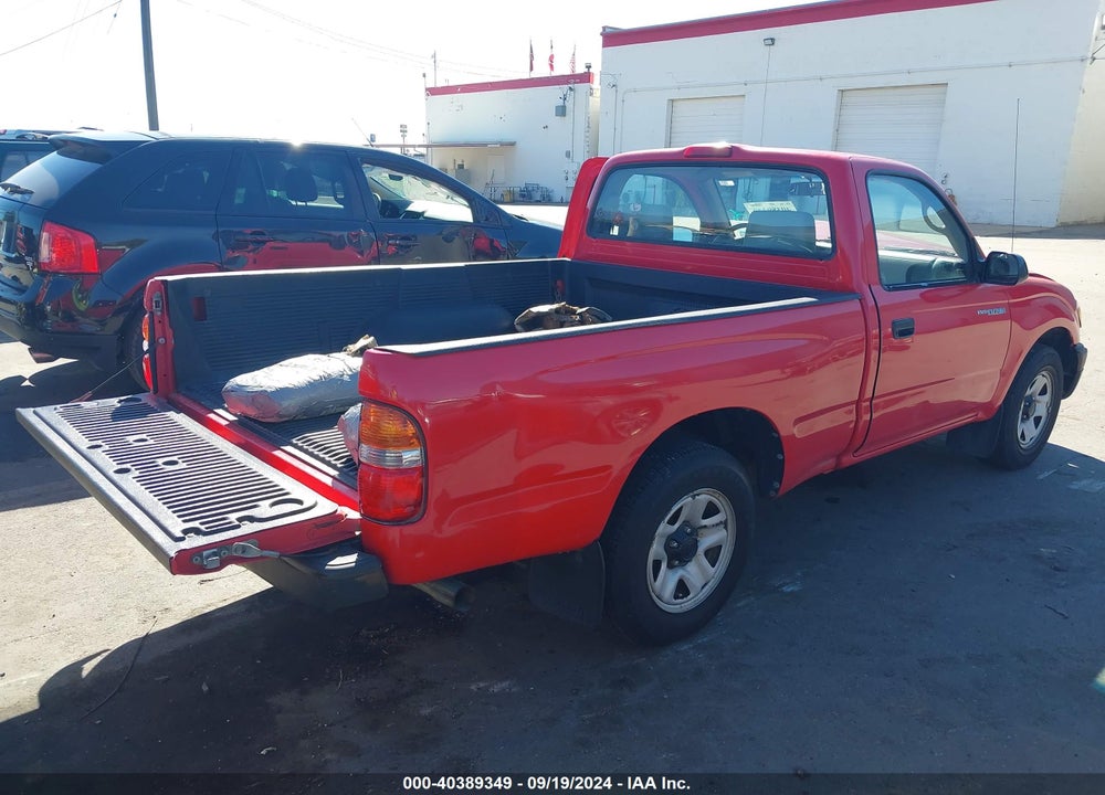 2001 TOYOTA TACOMA VIN: 5TENL42N41Z877993