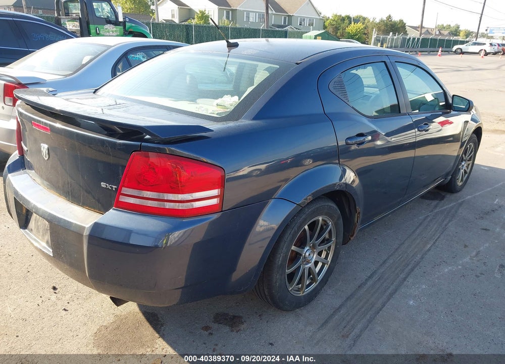 2008 DODGE AVENGER SXT VIN: 1B3LC56J28N142092