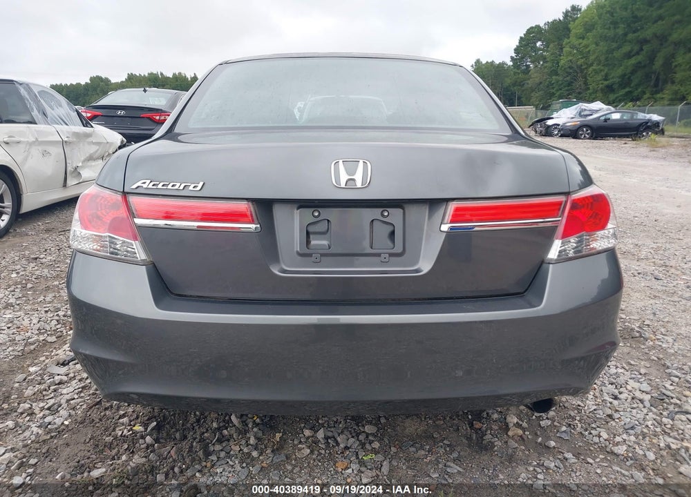 2012 HONDA ACCORD 2.4 EX VIN: 1HGCP2F7XCA165594