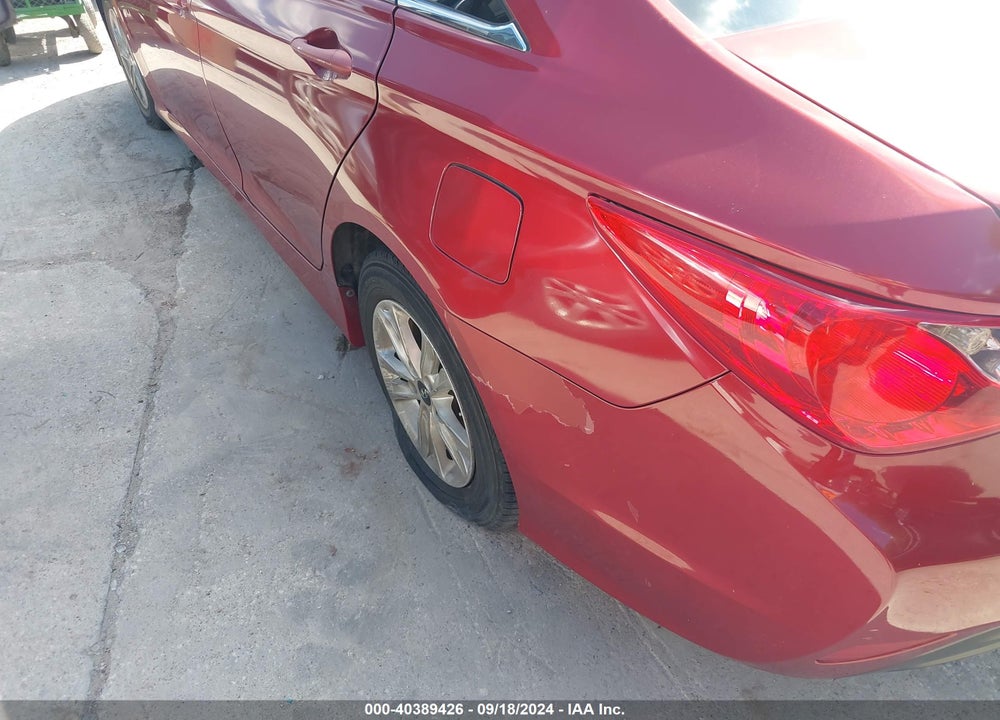 2014 HYUNDAI SONATA GLS VIN: 5NPEB4AC9EH878276