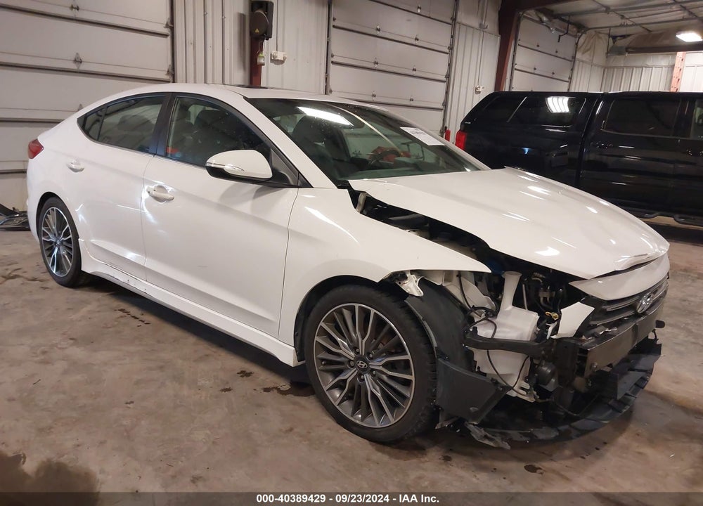 2018 HYUNDAI ELANTRA SPORT VIN: KMHD04LB3JU543158