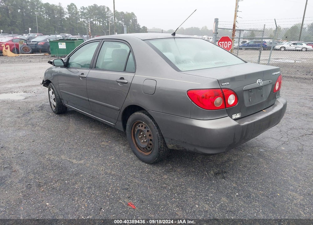 2006 TOYOTA COROLLA LE VIN: 2T1BR32E96C678768