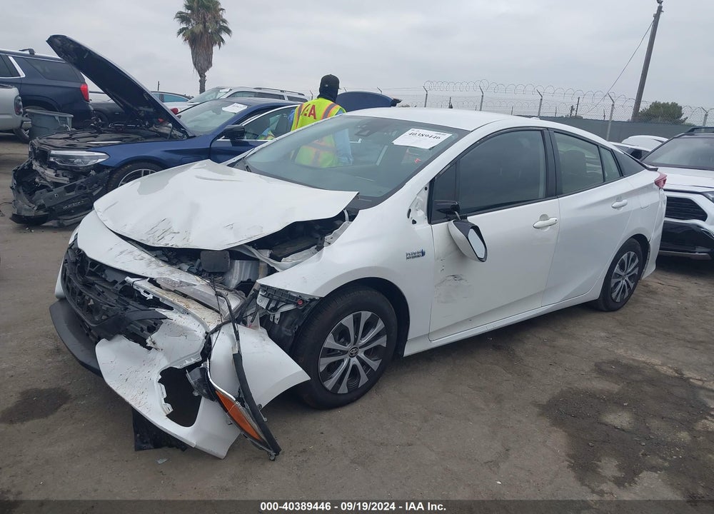 2022 TOYOTA PRIUS PRIME XLE VIN: JTDKAMFP4N3220538