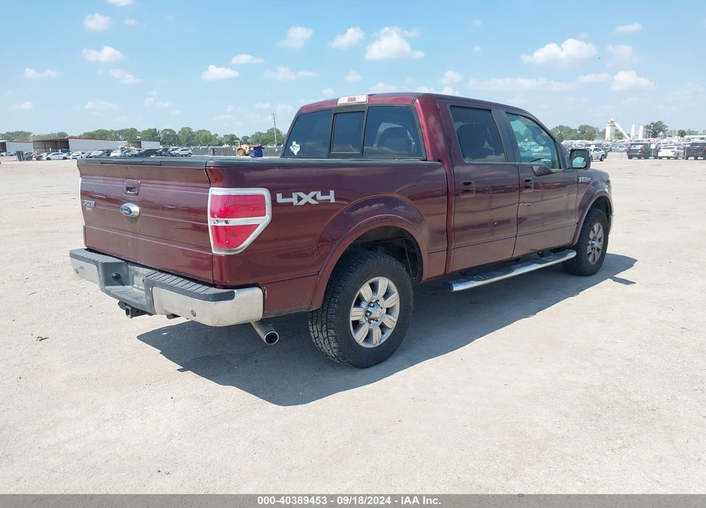 2009 FORD F-150 LARIAT VIN: 1FTPW14V09FA12619