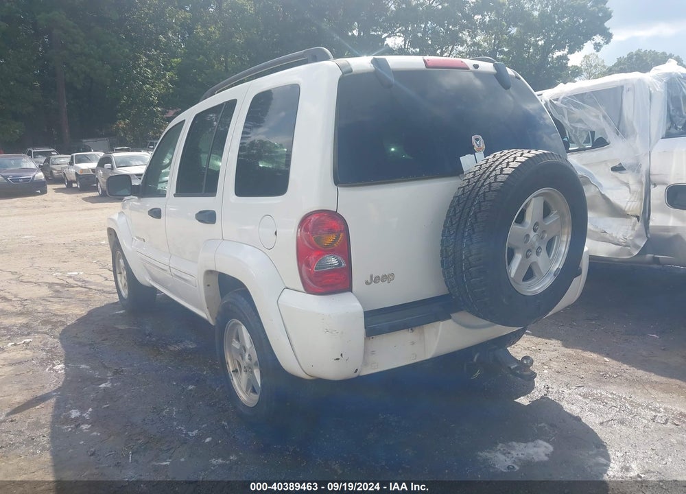 2003 JEEP LIBERTY LIMITED EDITION VIN: 1J4GK58K03W568675