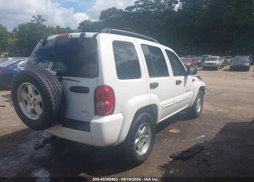 2003 JEEP LIBERTY LIMITED EDITION VIN: 1J4GK58K03W568675