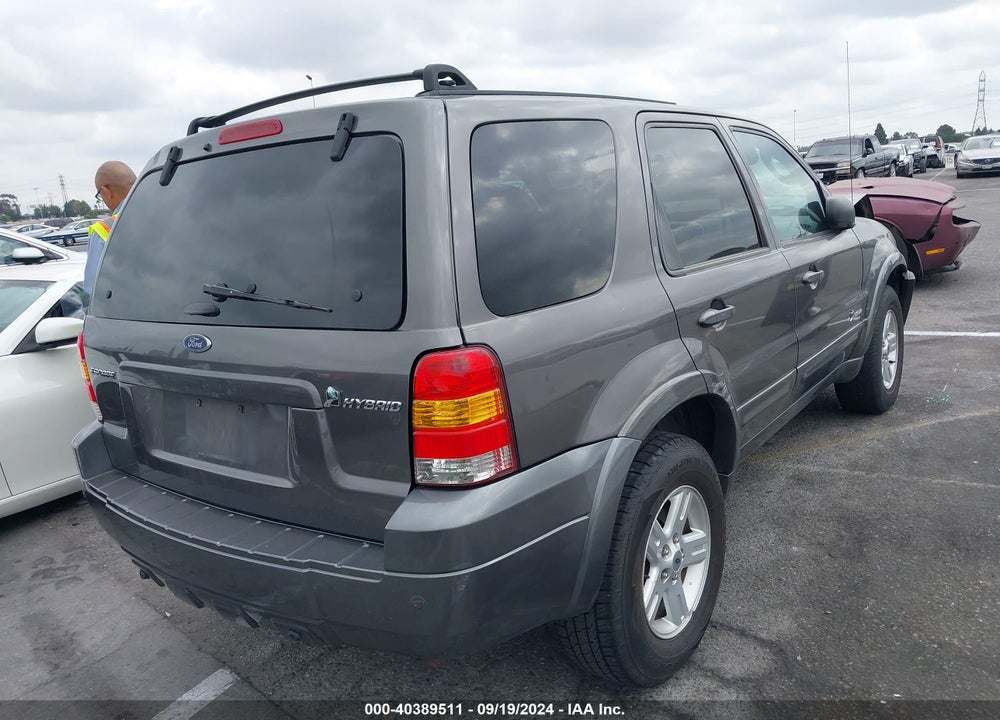 2006 FORD ESCAPE HYBRID VIN: 1FMYU95H96KA69434