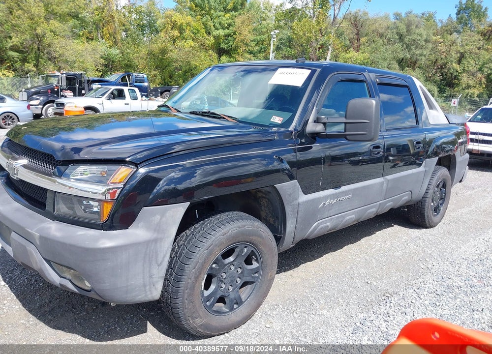 2003 CHEVROLET AVALANCHE 1500 VIN: 3GNEK13T73G139397