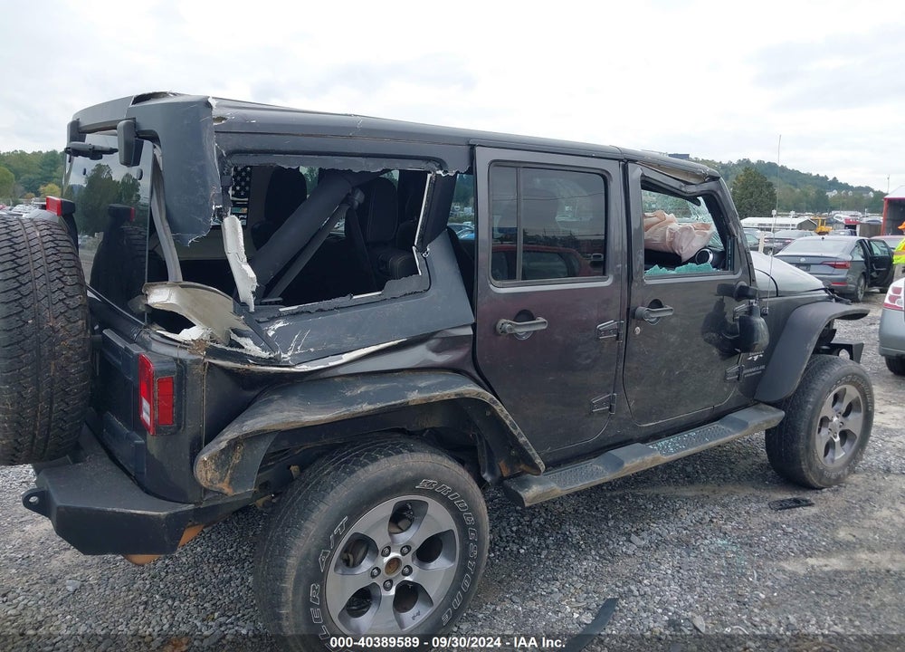 2016 JEEP WRANGLER UNLIMITED SAHARA VIN: 1C4HJWEG2GL278481