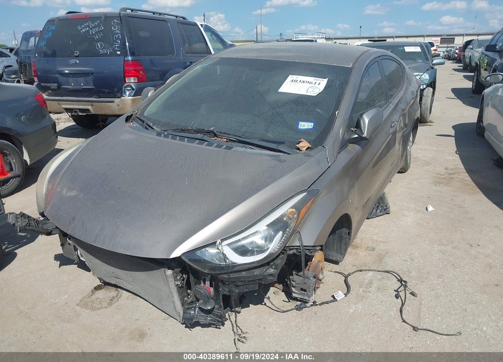 2016 HYUNDAI ELANTRA SE VIN: 5NPDH4AEXGH700021