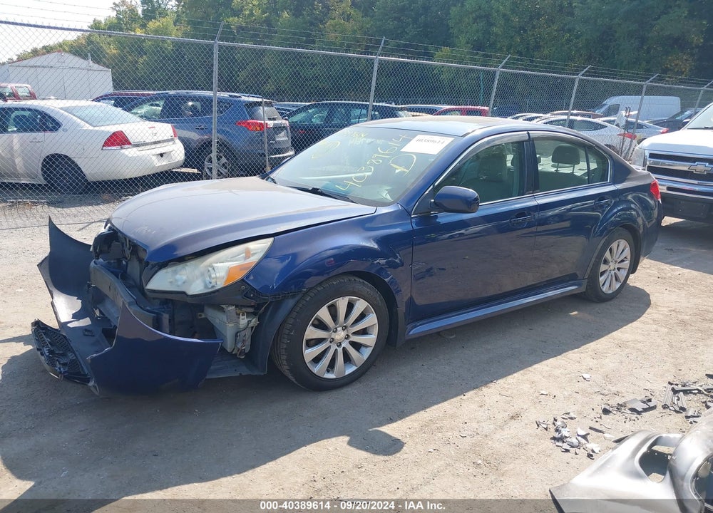 2011 SUBARU LEGACY 3.6R LIMITED VIN: 4S3BMDL67B2218500