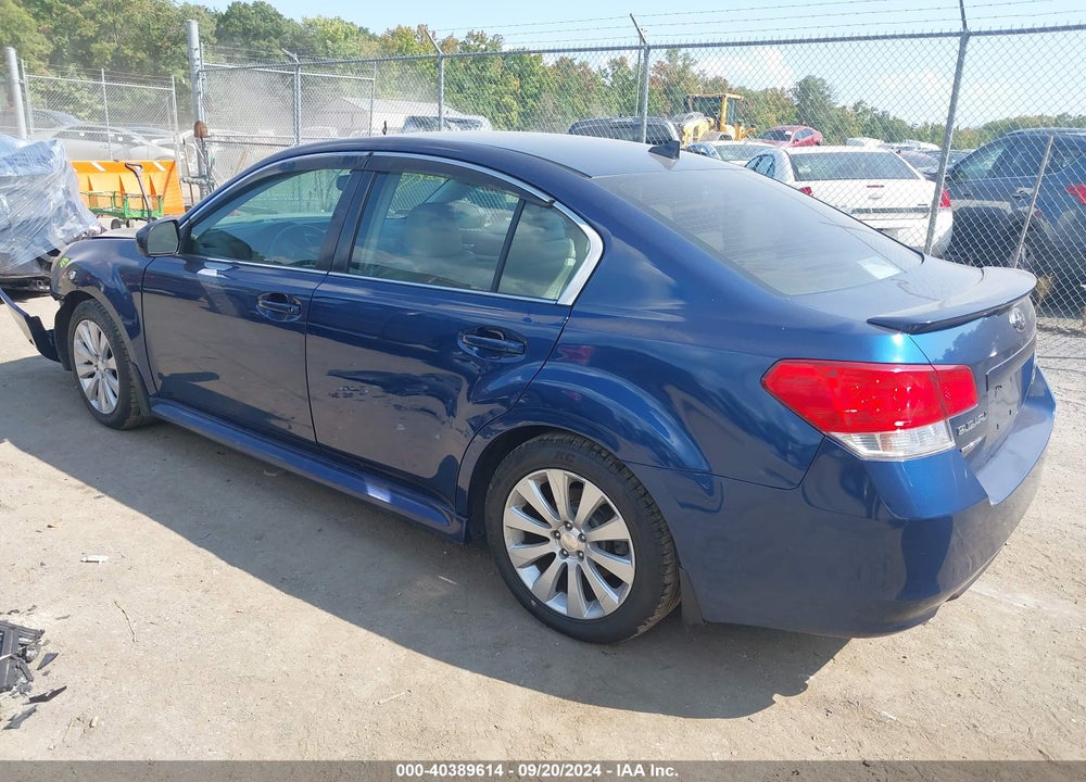 2011 SUBARU LEGACY 3.6R LIMITED VIN: 4S3BMDL67B2218500