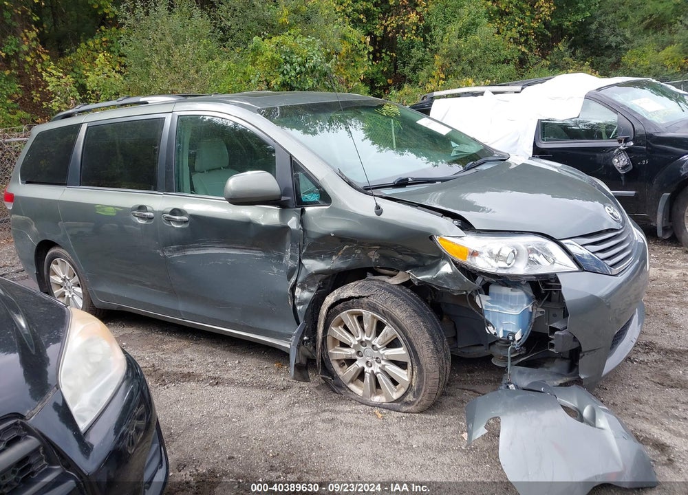 2013 TOYOTA SIENNA XLE 7 PASSENGER VIN: 5TDDK3DC0DS061997