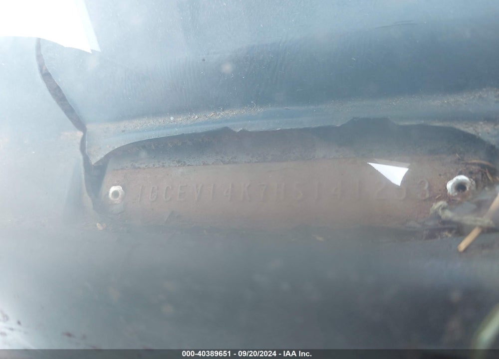 1987 CHEVROLET V10 VIN: 1GCEV14K7HS141253