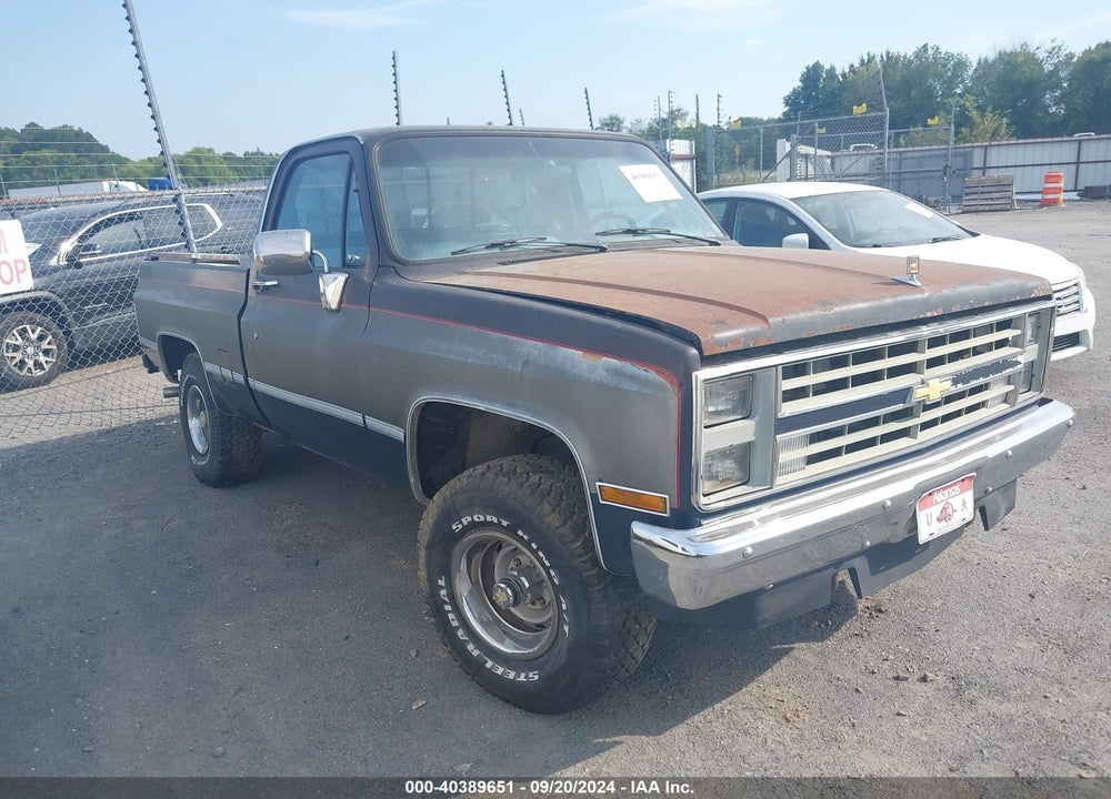 1987 CHEVROLET V10 VIN: 1GCEV14K7HS141253