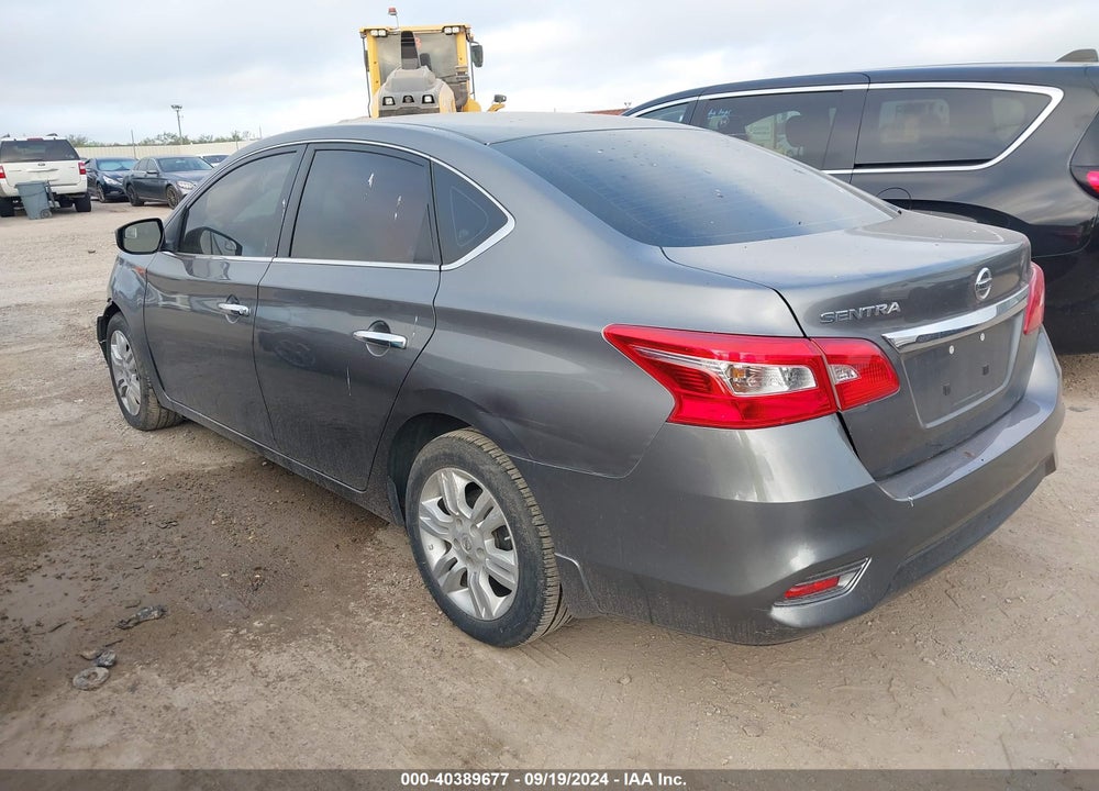 2016 NISSAN SENTRA S VIN: 3N1AB7AP6GY229398