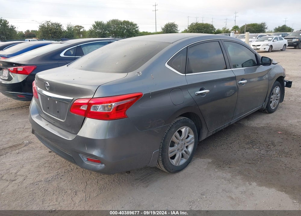 2016 NISSAN SENTRA S VIN: 3N1AB7AP6GY229398