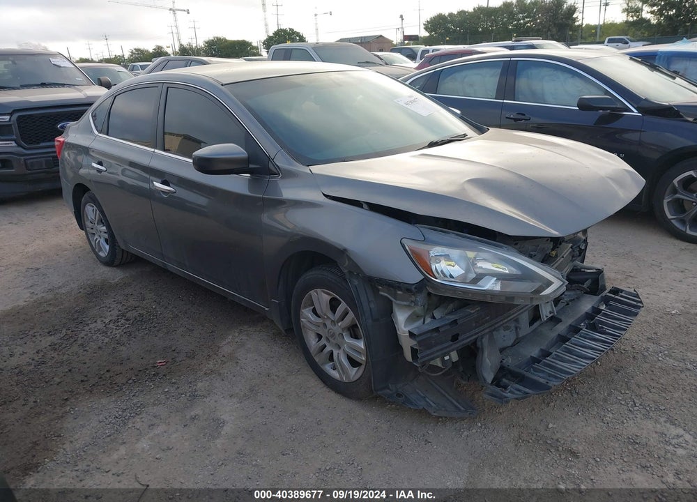 2016 NISSAN SENTRA S VIN: 3N1AB7AP6GY229398