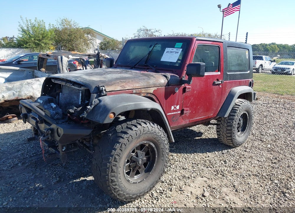 2008 JEEP WRANGLER X VIN: 1J4FA24108L581123