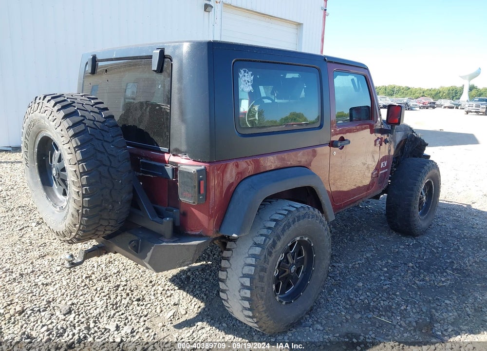 2008 JEEP WRANGLER X VIN: 1J4FA24108L581123