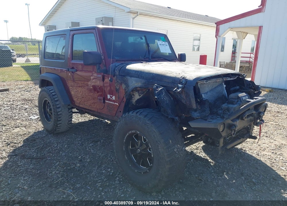 2008 JEEP WRANGLER X VIN: 1J4FA24108L581123