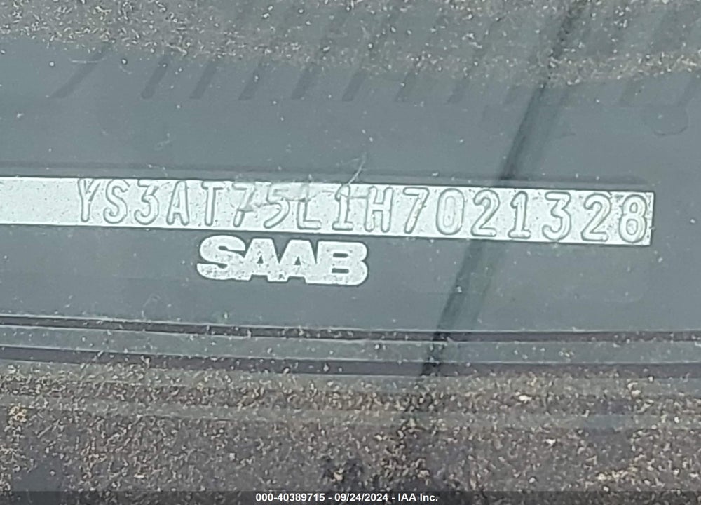 1987 SAAB 900 VIN: YS3AT75L1H7021328