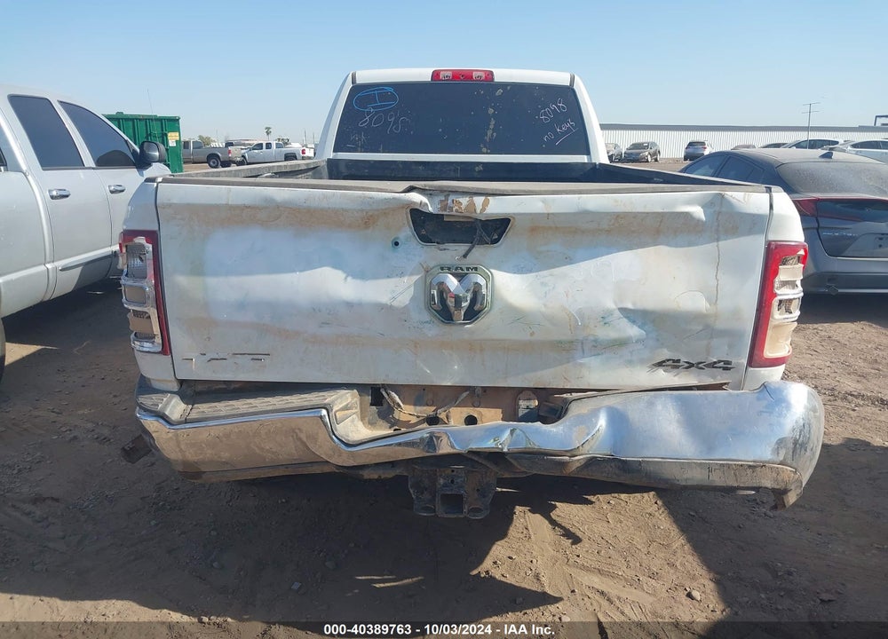 2022 RAM 2500 BIG HORN 4X4 8' BOX VIN: 3C6UR5JL4NG248520