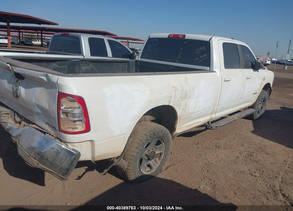 2022 RAM 2500 BIG HORN 4X4 8' BOX VIN: 3C6UR5JL4NG248520