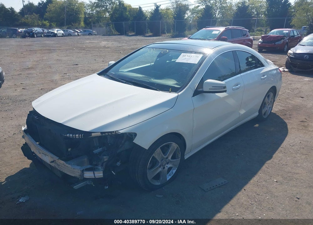 2015 MERCEDES-BENZ CLA 250 VIN: WDDSJ4GBXFN267040