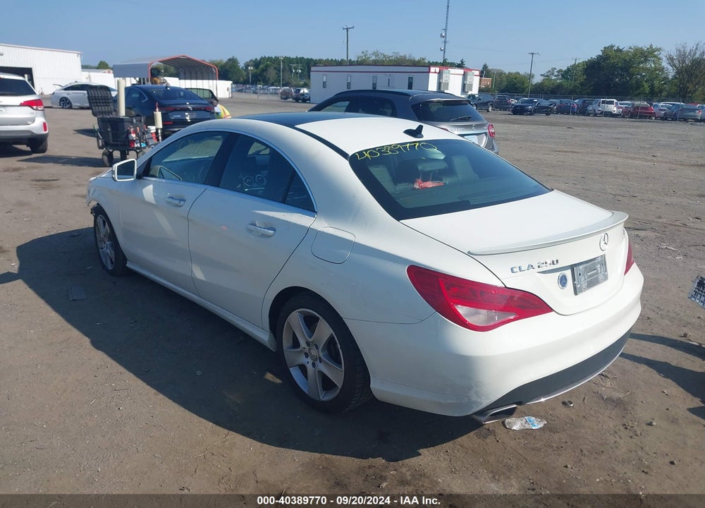 2015 MERCEDES-BENZ CLA 250 VIN: WDDSJ4GBXFN267040