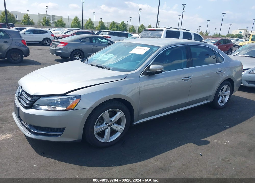 2014 VOLKSWAGEN PASSAT 2.5L SE VIN: 1VWBP7A35EC003310