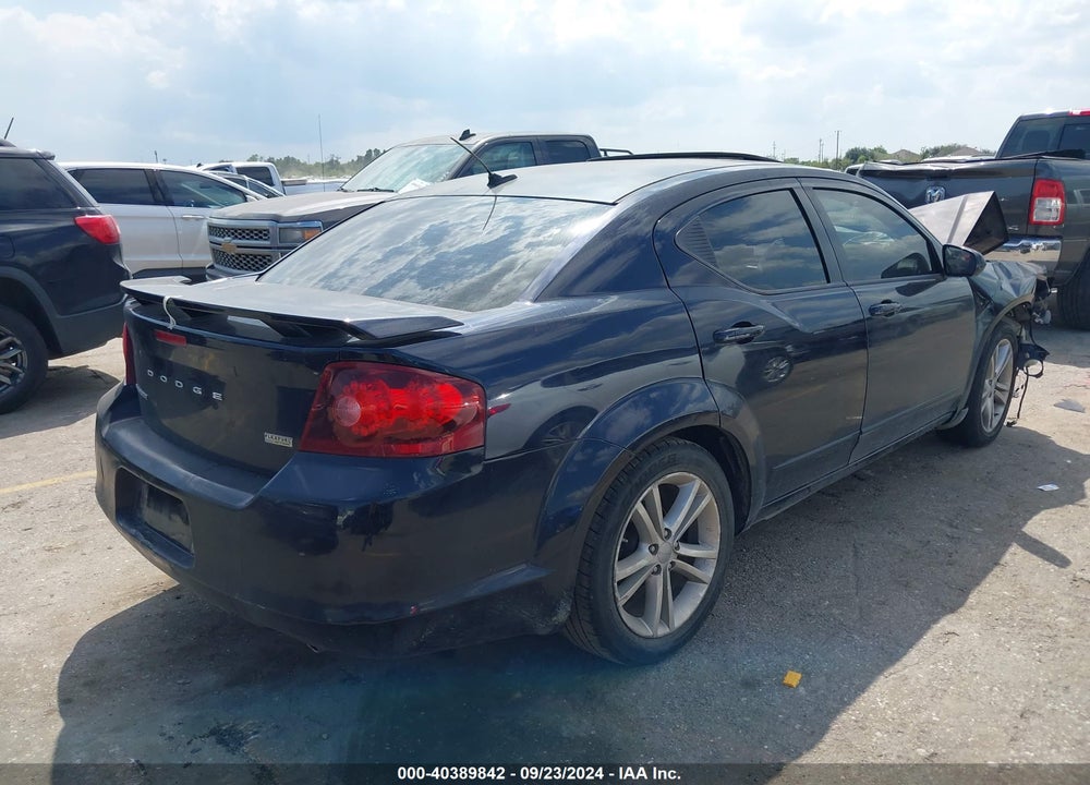 2012 DODGE AVENGER SXT PLUS VIN: 1C3CDZEGXCN310065