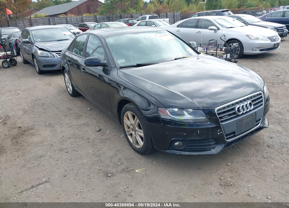 2011 AUDI A4 2.0T PREMIUM VIN: WAUBFAFL4BN032094