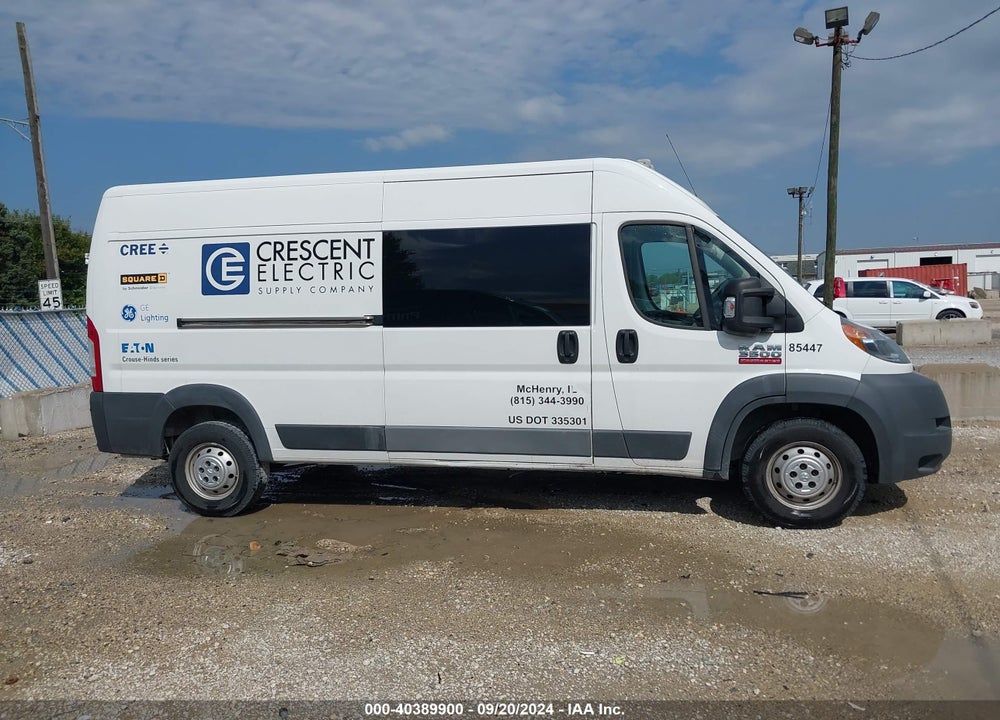 2016 RAM PROMASTER 3500 HIGH ROOF VIN: 3C6URVHG2GE119389