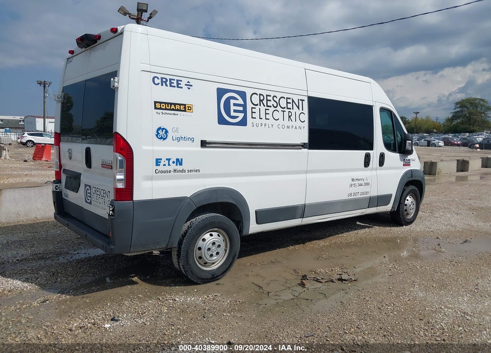 2016 RAM PROMASTER 3500 HIGH ROOF VIN: 3C6URVHG2GE119389