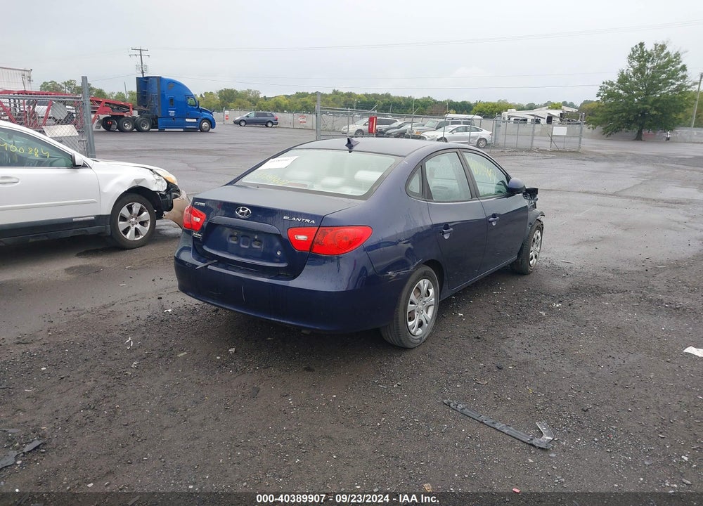 2009 HYUNDAI ELANTRA GLS VIN: KMHDU46D99U729607