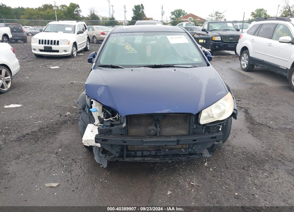 2009 HYUNDAI ELANTRA GLS VIN: KMHDU46D99U729607