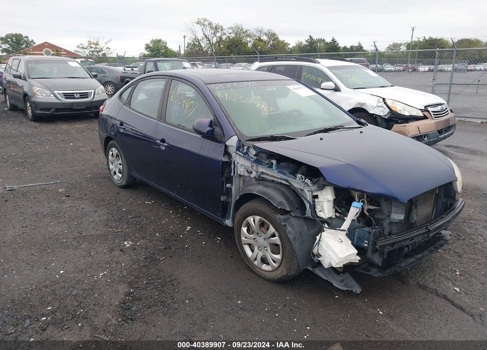 2009 HYUNDAI ELANTRA GLS VIN: KMHDU46D99U729607