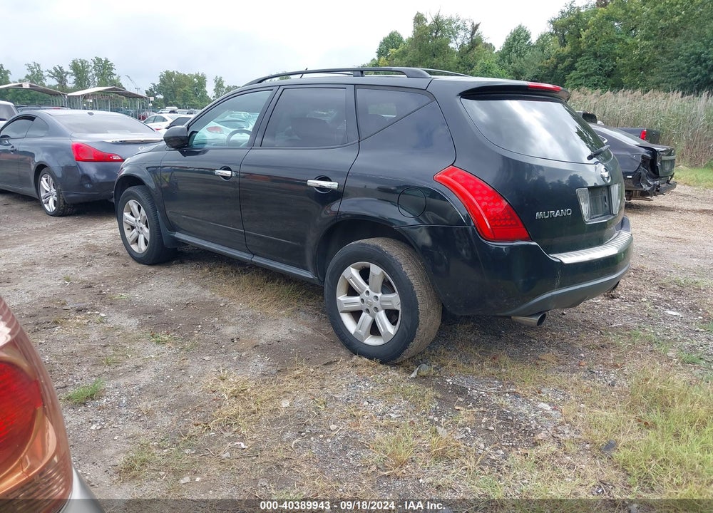 2007 NISSAN MURANO S VIN: JN8AZ08W77W619600