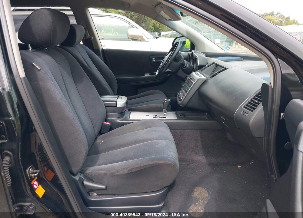2007 NISSAN MURANO S VIN: JN8AZ08W77W619600