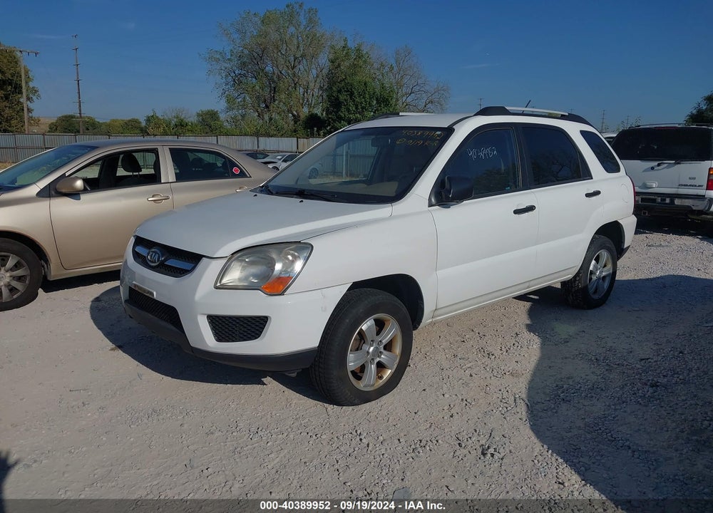 2010 KIA SPORTAGE LX VIN: KNDKG3A40A7693670