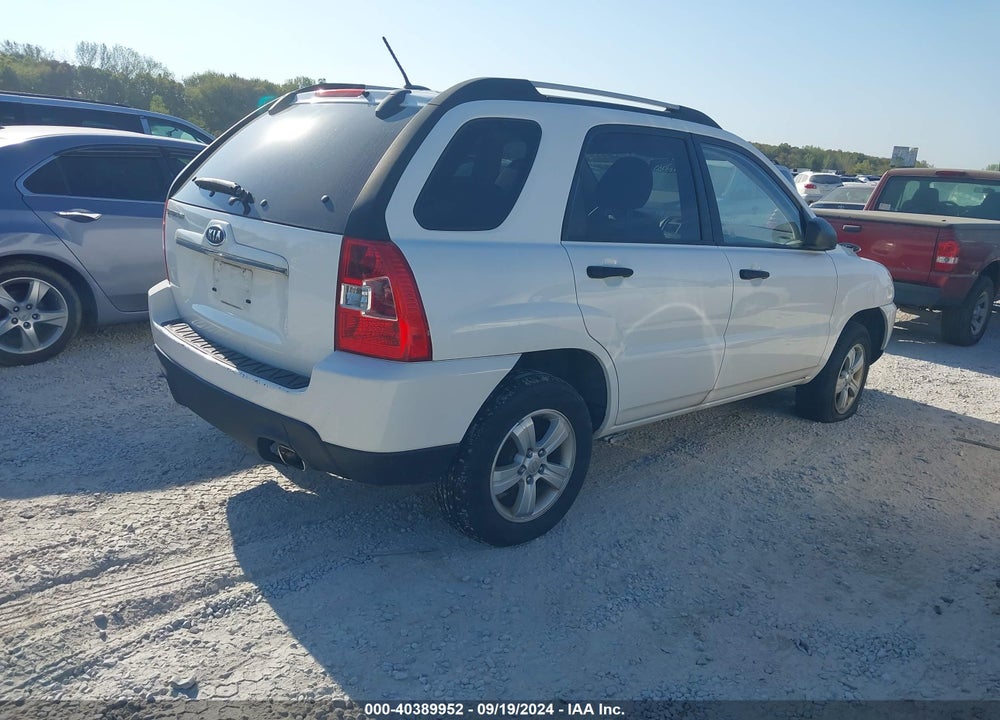 2010 KIA SPORTAGE LX VIN: KNDKG3A40A7693670