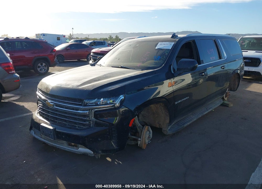 2022 CHEVROLET SUBURBAN 4WD LT VIN: 1GNSKCKD0NR164458