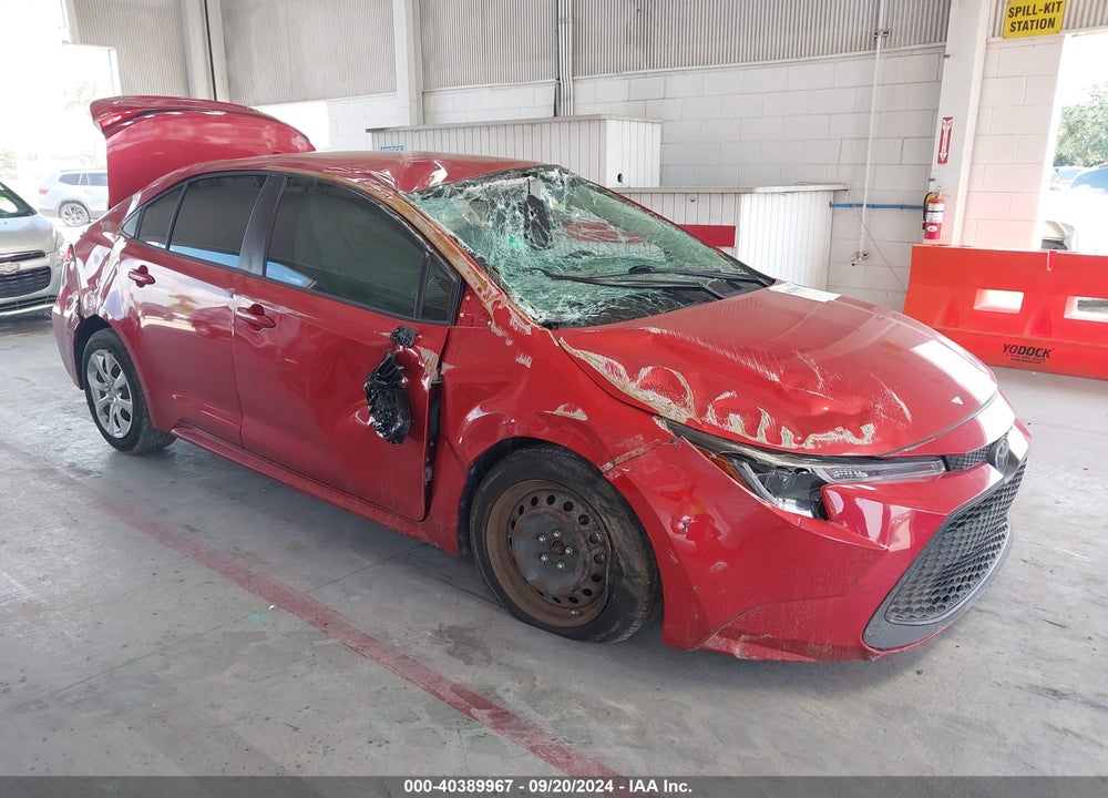 2021 TOYOTA COROLLA LE VIN: JTDEPMAE6MJ124907